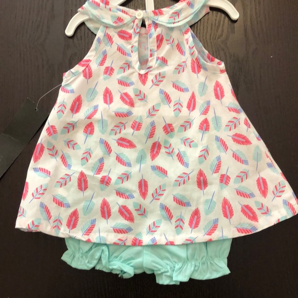 NWT - Adorable Outfit 3/6 months in pink & green - Picture 4 of 6